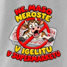 Maso neroste v igelitu v supermarketu