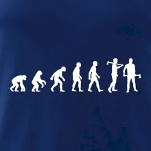 Evoluce dřevorubec - sekera