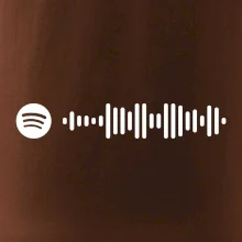 Spotify kód na prsu