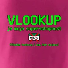 Vlookup moje superschopnost