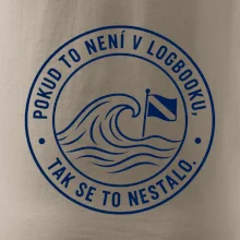 Pokud to není v logbooku kruhové razítko s vlnou a vlajkou