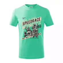 Speedrace motrcycle half mile