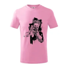 Fotograf kreslený tužkou