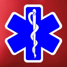 Rescue - Hvězda na prsu +  nápis na zádech