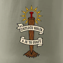 Geodet zatluču kolík a je to svatý