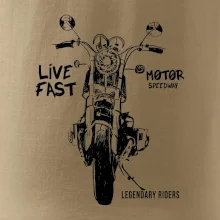 Motorka kresba live fast