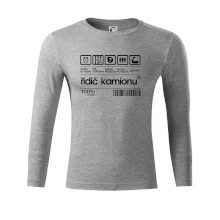 Čárový kód řidič kamionu