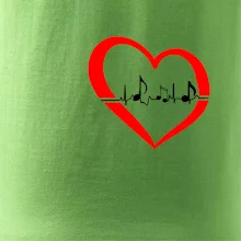 Moje srdce bije pro hudbu - srdce malé