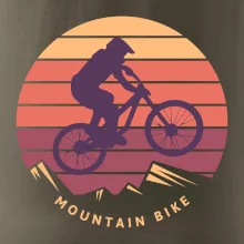 MTB barevné kolo západ slunce