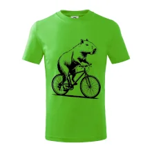 Kapybara na kole černá