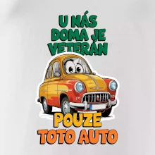 U nás doma je veterán pouze toto auto barevný nápis