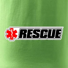 Záchranář rescue kříž červený