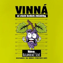 Vinná réva odsouzena Rulandské šedé