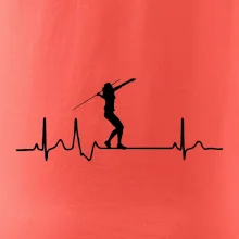 EKG hod oštěpem žena