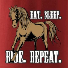 Eat Sleep Ride Repeat Western