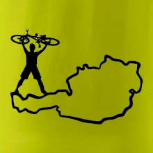 Cyklista - Mapa Rakouska
