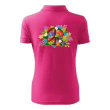 Peace symbol prorostlý květinami