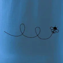 Dráha letu včely - smyčka