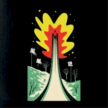 Skokanské můstky abstraktní