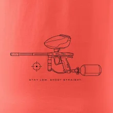 Minimalistický marker stay low shoot straight