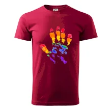 LGBT hand print