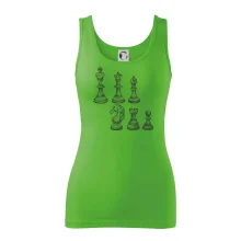 Šachové figurky kreslené