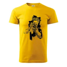 Fotograf kreslený tužkou