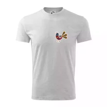 Folklor na prsu slepice