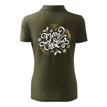 Merry christmas - nápis kulatý