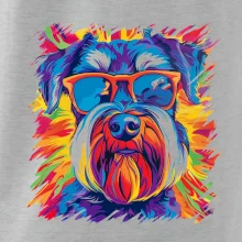 Knírač barevný styl 70s