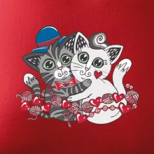 Kočky v objetí (Pecka design)