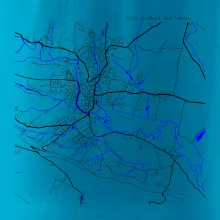Dvůr Králové nad Labem mapa s vodními toky