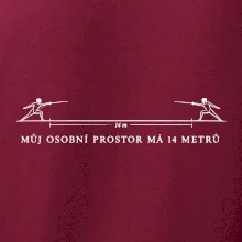 Můj osobní prostor má 14 metrů