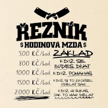 Hodinová mzda řezník