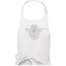 Steampunk včela černobílá