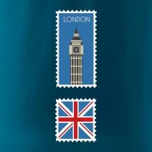 Londýn známka barevná
