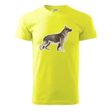 Německý ovčák - hnědý kreslený