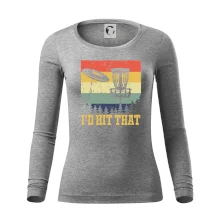 Disc golf player retro vintage