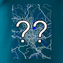Vaše město - Mapa s vodními toky Vaše město - Mapa s vodními toky