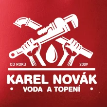 Instalatér - Překřížené klíče vlastní nápis