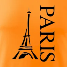 Paris nápis Eiffelovka na výšku Paris nápis Eiffelovka na výšku