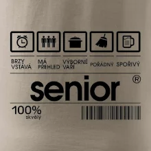 Čárový kód senior Čárový kód senior