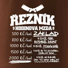 Hodinová mzda řezník
