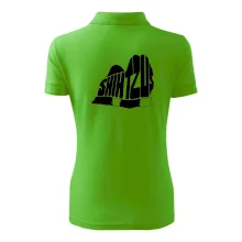 Shih-tzu - nápis v těle