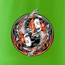 Yin & Yang Koi kapr - oranžový