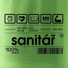 Čárový kód sanitář