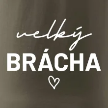 Velký brácha - nápis na prsou