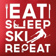 Eat sleep ski repeat