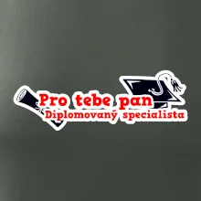 Pro tebe pan Diplomovaný specialista
