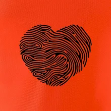 Otisk prstu srdce